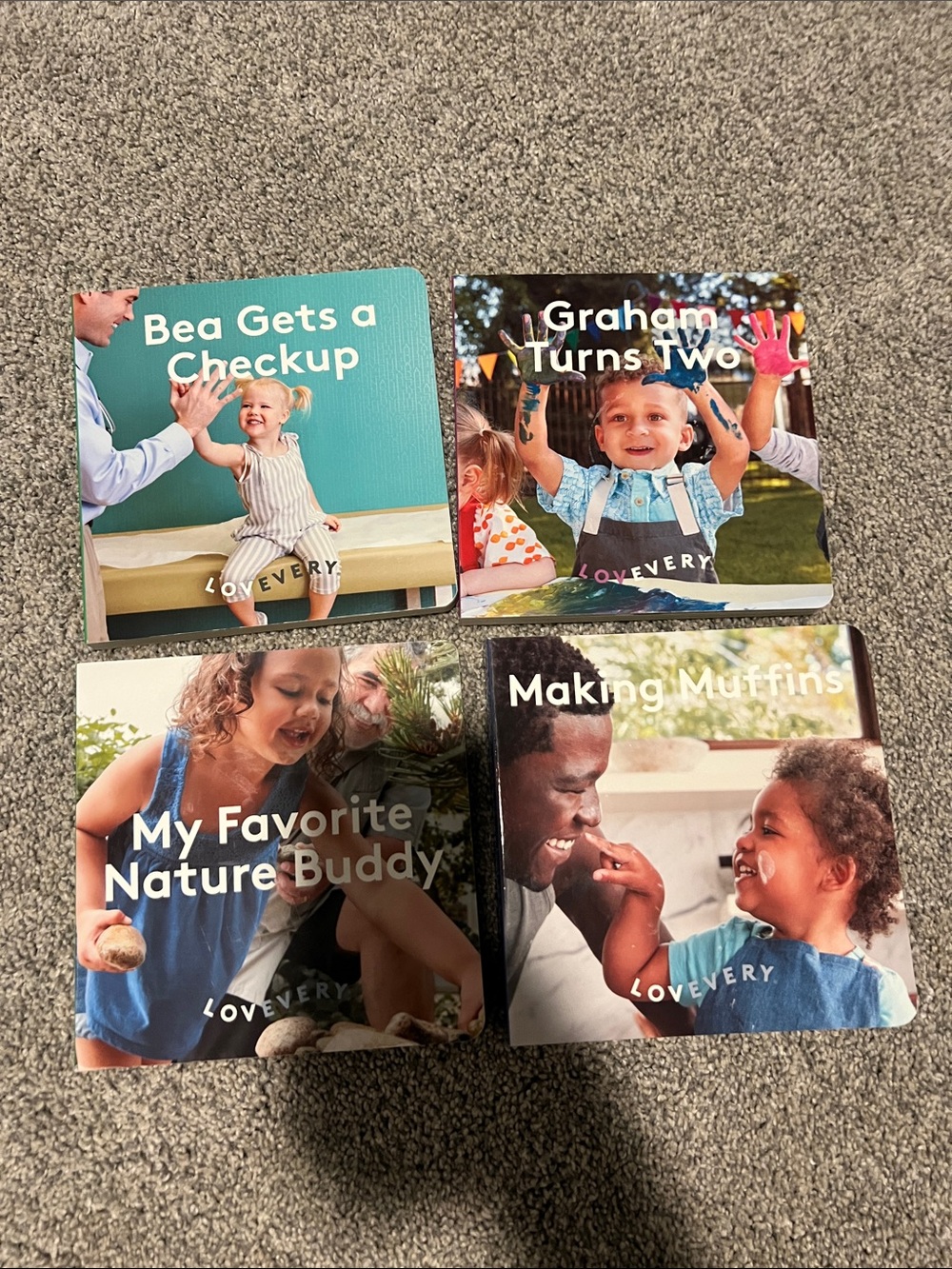 Lot of Lovevery Montessori books (4)